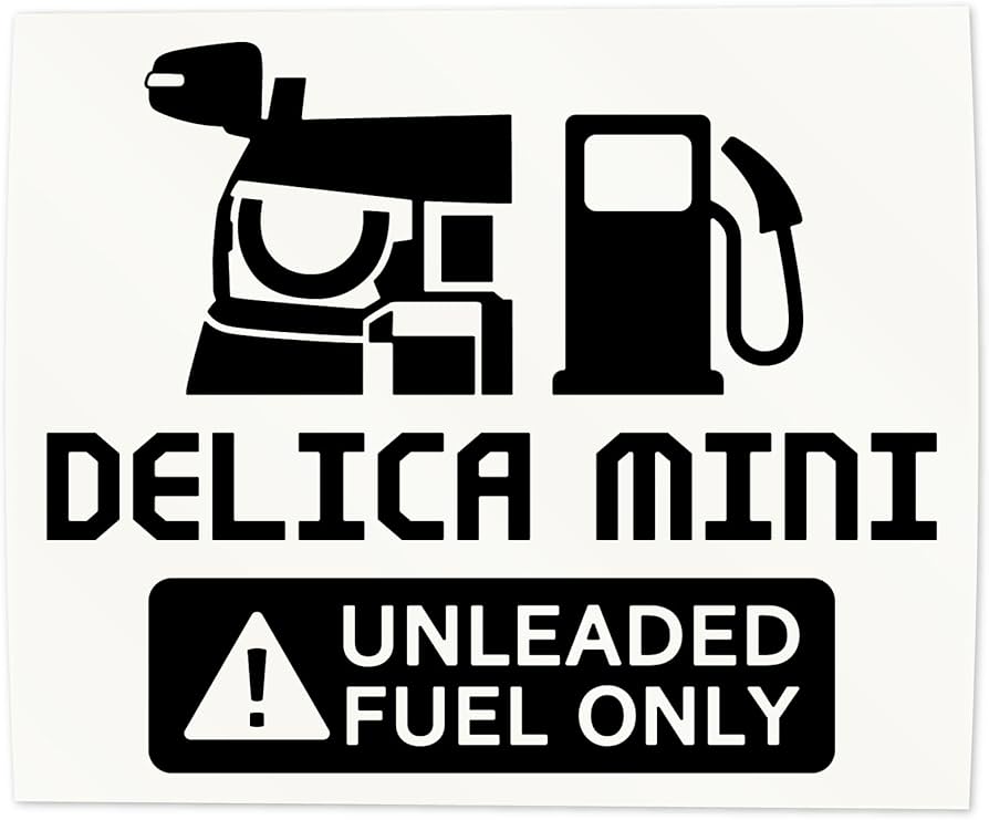 Amazon.co.jp: imoninn デリカミニ DELICA mini 給油口ステッカー 日本